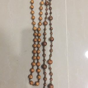 African brown/beige zebra/ cheetah print necklaces